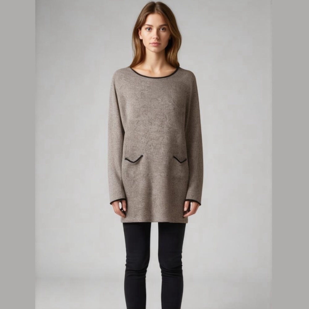 Quinn Grey Sweater Dress with Elbow Pads Size Medium from Francesca’s Small